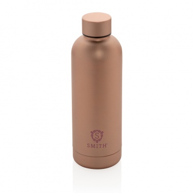 Logo trade promotional items image of: Impact stainless steel double wall vacuum bottle