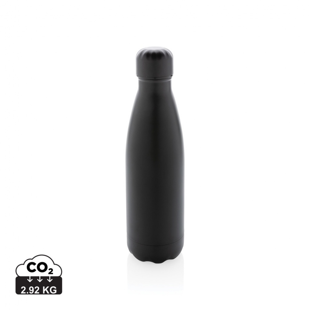 Logo trade promotional merchandise picture of: Solid colour vacuum stainless steel bottle 500 ml