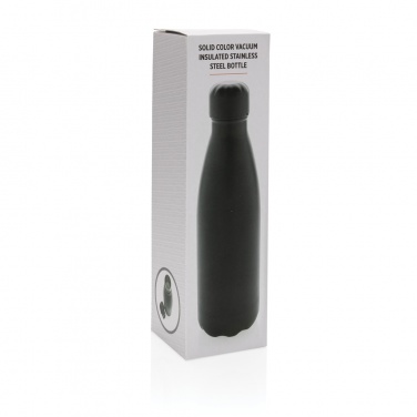 Logotrade promotional giveaways photo of: Solid colour vacuum stainless steel bottle 500 ml