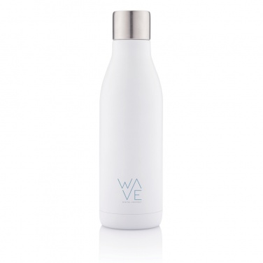 Logotrade promotional merchandise picture of: UV-C steriliser vacuum stainless steel bottle
