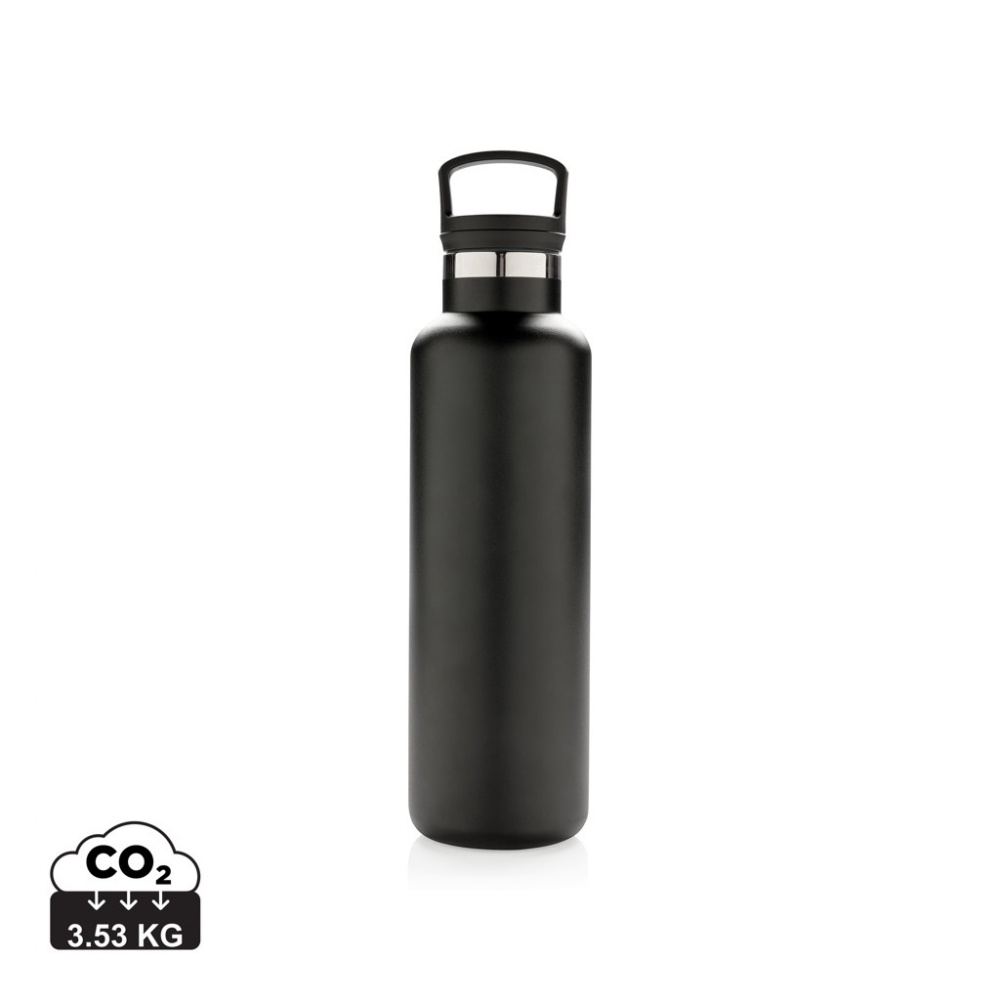 Logo trade promotional giveaways image of: Vacuum insulated leak proof standard mouth bottle