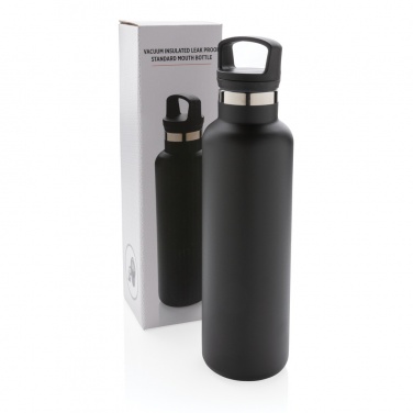 Logo trade promotional gifts picture of: Vacuum insulated leak proof standard mouth bottle