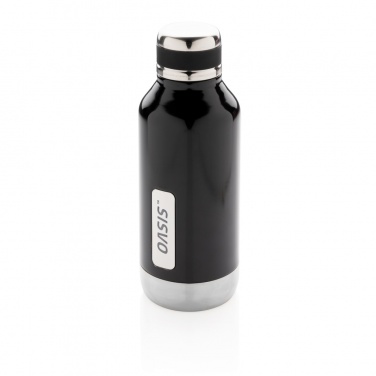 Logo trade promotional item photo of: Leak proof vacuum bottle with logo plate