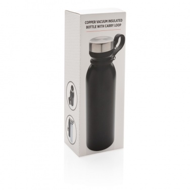 Logotrade promotional merchandise photo of: Copper vacuum insulated bottle with carry loop