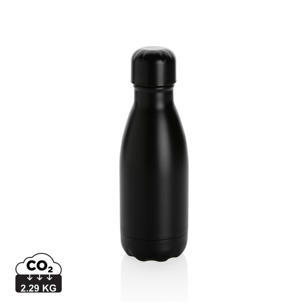 Logo trade promotional gift photo of: Solid colour vacuum stainless steel bottle 260ml