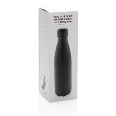 Logotrade promotional item picture of: Solid colour vacuum stainless steel bottle 260ml