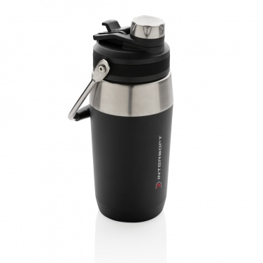 Logo trade promotional gifts image of: Vacuum stainless steel dual function lid bottle 500ml