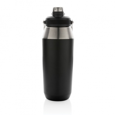 Logo trade promotional items picture of: Vacuum stainless steel dual function lid bottle 1L