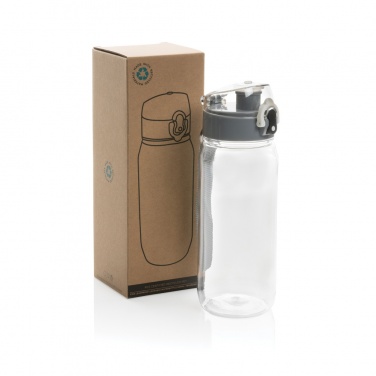 Logo trade promotional product photo of: Yide RCS Recycled PET leakproof lockable waterbottle 600ml