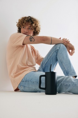 Logotrade promotional item picture of: Cube RCS certified recycled steel mug 800ml