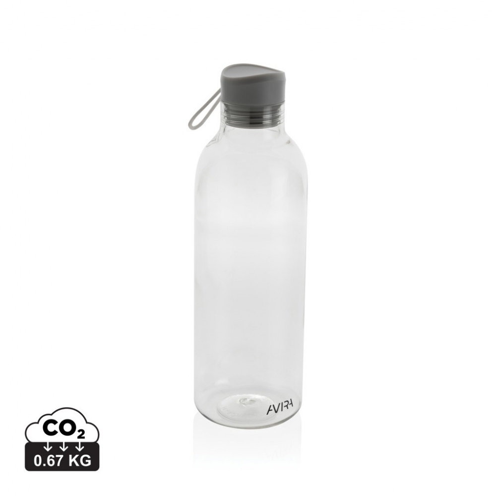 Logo trade promotional gifts image of: Avira Atik RCS Recycled PET bottle 1L