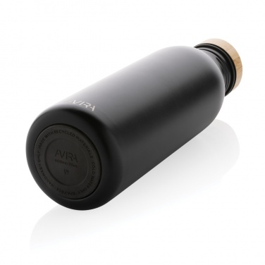 Logotrade promotional product image of: Avira Alcor RCS Re-steel single wall water bottle 600 ML