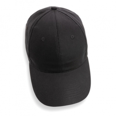 Logo trade promotional merchandise picture of: Impact 6 panel 190gr Recycled cotton cap with AWARE™ tracer