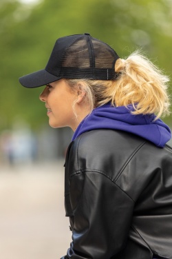 Logo trade business gift photo of: Impact AWARE™ Brushed rcotton 5 panel trucker cap 190gr