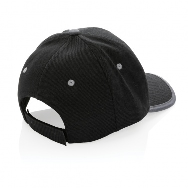 Logo trade promotional giveaway photo of: Impact AWARE™ Brushed rcotton 6 panel contrast cap 280gr