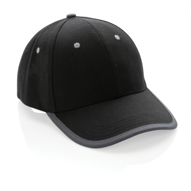 Logotrade promotional merchandise image of: Impact AWARE™ Brushed rcotton 6 panel contrast cap 280gr