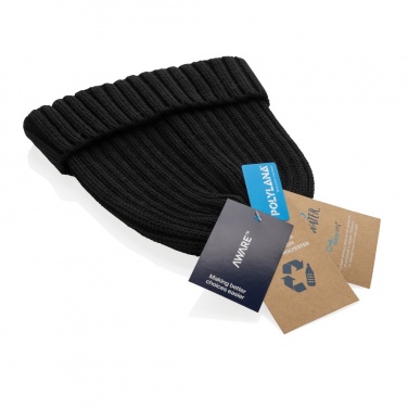 Logotrade promotional giveaways photo of: Kennedi AWARE™ Polylana® beanie with large rib