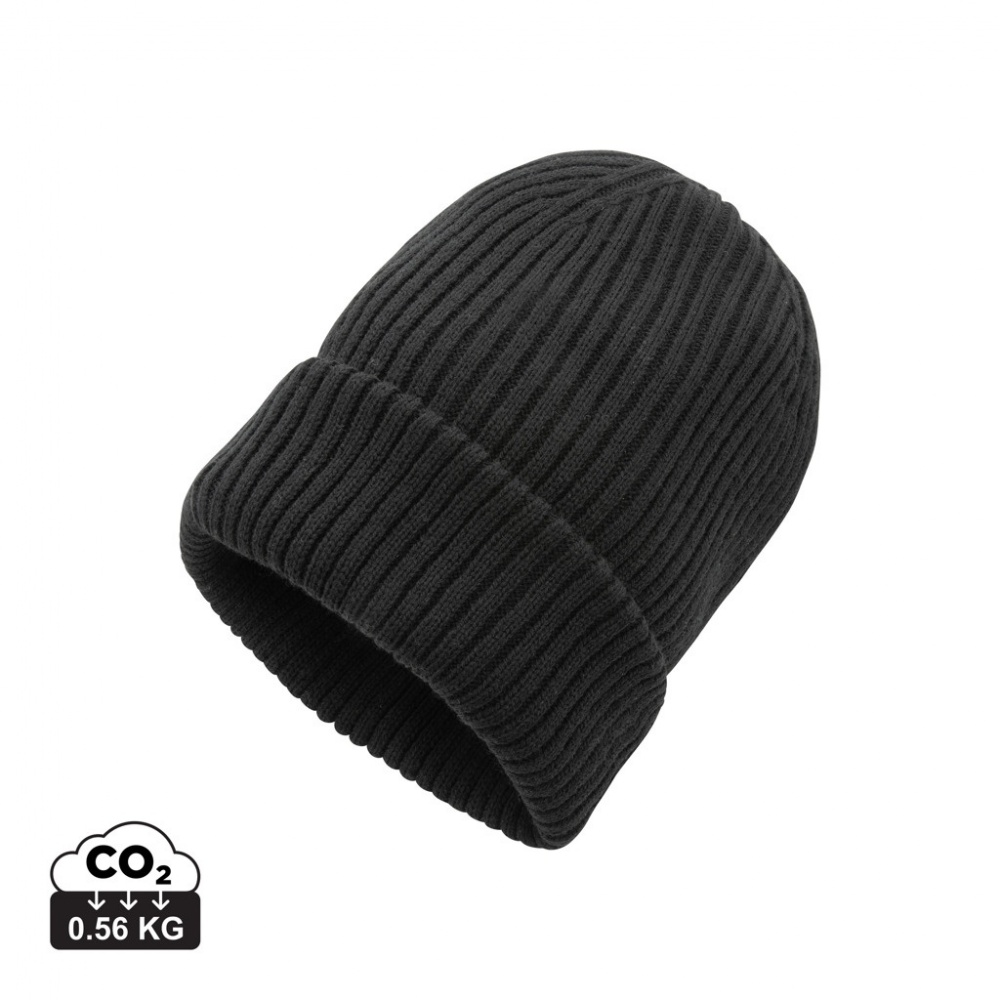Logotrade promotional giveaway image of: Impact AWARE™  Polylana® double knitted beanie