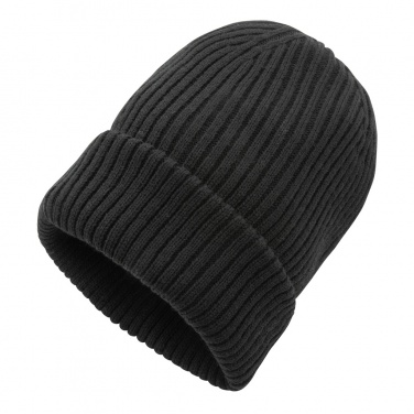 Logo trade promotional merchandise image of: Impact AWARE™  Polylana® double knitted beanie
