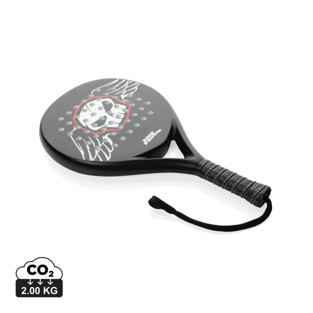 Logo trade advertising products image of: No Fear Fiber Glass Padel Racket