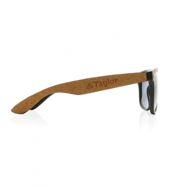 Logotrade promotional item picture of: GRS recycled PC plastic sunglasses with cork