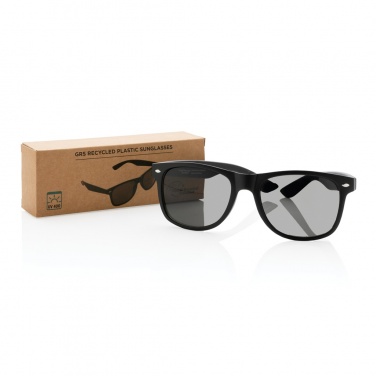Logotrade promotional gift image of: GRS recycled PC plastic sunglasses