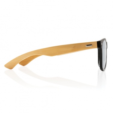 Logo trade promotional products image of: Bamboo and RCS recycled plastic sunglasses