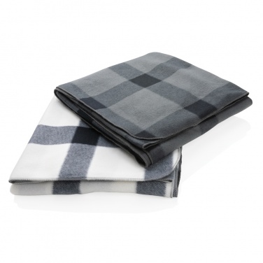 Logo trade advertising product photo of: Soft plaid fleece blanket