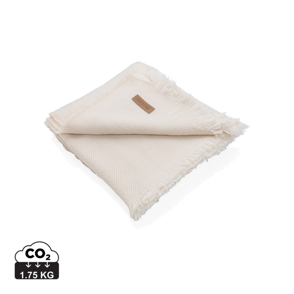 Logotrade promotional items photo of: Ukiyo Aware™ Polylana® woven blanket 130x150cm