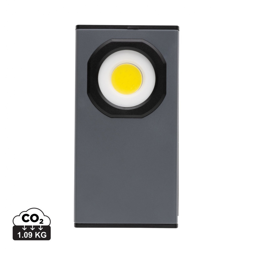 Logo trade advertising product photo of: Gear X RCS recycled plastic USB pocket work light 260 lumen