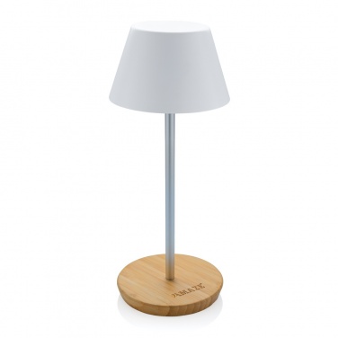 Logo trade promotional item photo of: Pure Glow RCS usb-rechargeable recycled plastic table lamp