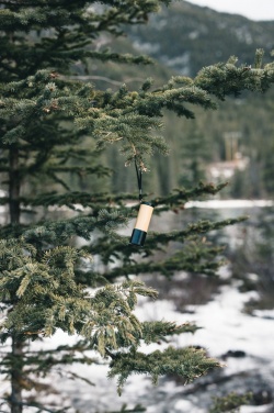 Logo trade promotional products image of: Bamboo and RCS certfied recycled plastic torch