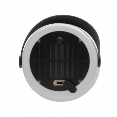 Logo trade advertising products image of: SolarGlow RCS recycled ABS USB-rechargeable outdoor light