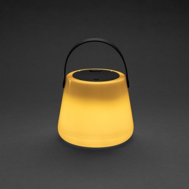 Logotrade promotional merchandise picture of: SolarGlow RCS recycled ABS USB-rechargeable outdoor light