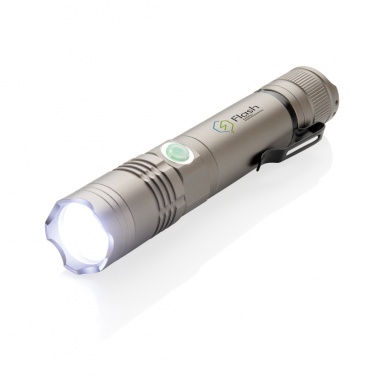 Logo trade advertising product photo of: Rechargeable 3W flashlight