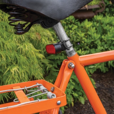 Logo trade corporate gifts picture of: Lumino RCS recycled plastic USB re-chargeable bike light set