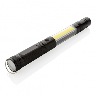 Logo trade promotional giveaways image of: Large telescopic light with COB