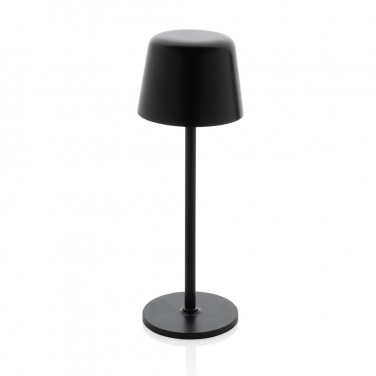 Logotrade promotional gift image of: Zenic RCS recycled plastic USB re-chargable table lamp
