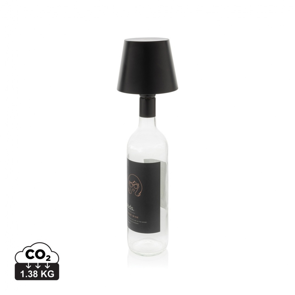 Logotrade promotional merchandise image of: BottleGlow RCS recycled plastic bottle lamp