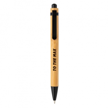 Logo trade promotional products picture of: Bamboo pen