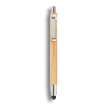 Logo trade business gift photo of: Bamboo stylus pen