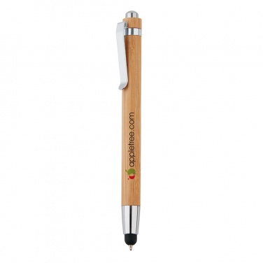 Logo trade corporate gifts picture of: Bamboo stylus pen