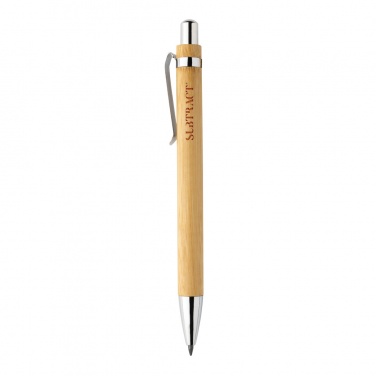 Logotrade promotional gift image of: Pynn bamboo infinity pen