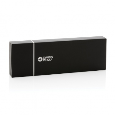 Logo trade promotional gift photo of: Swiss Peak deluxe pen set in PU pouch