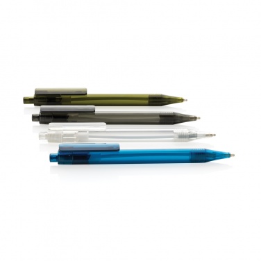 Logo trade promotional gift photo of: GRS RPET X8 transparent pen