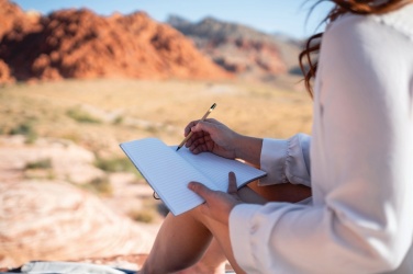 Logo trade promotional item photo of: Bamboo infinity pencil with eraser