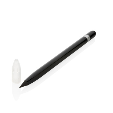Logo trade promotional gift photo of: Aluminum inkless pen with eraser