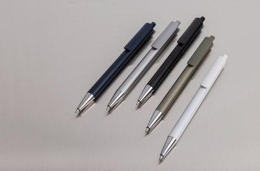 Logo trade corporate gifts picture of: Amisk RCS certified recycled aluminum pen