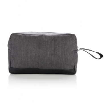 Logo trade business gift photo of: Classic two tone toiletry bag