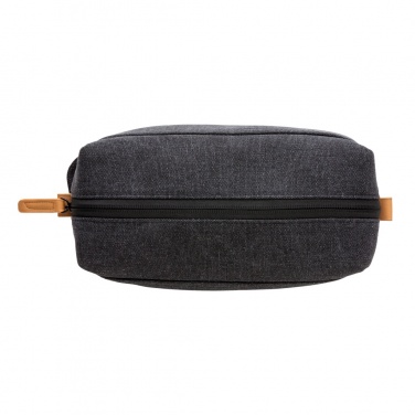 Logotrade promotional giveaway image of: Canvas toiletry bag PVC free